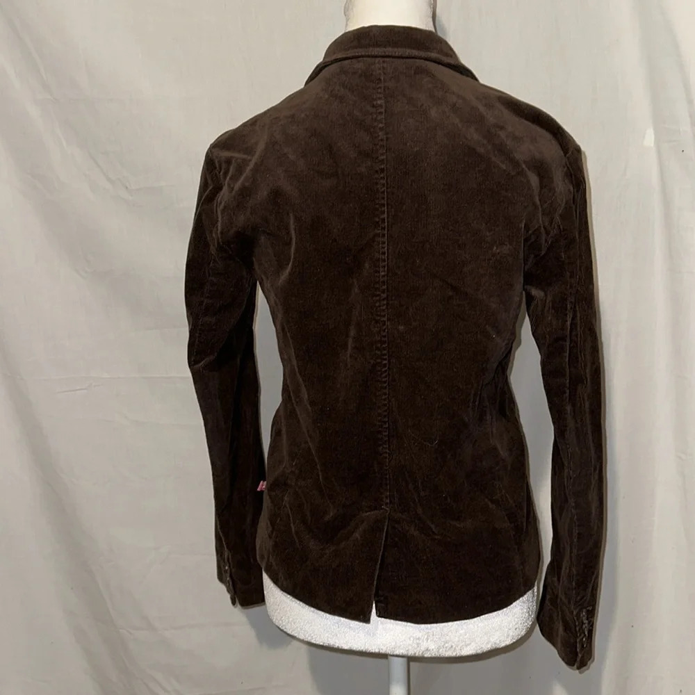 junior size medium brown corduroy Duck Head Jeans Co jacket / blazer - Picture 2 of 3